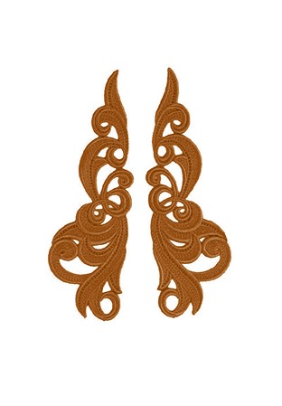 Chrisanne Clover Hero Guipure Motif Pair